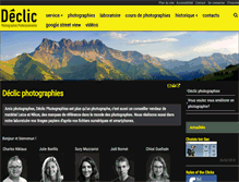 Tablet Screenshot of clicphoto.ch